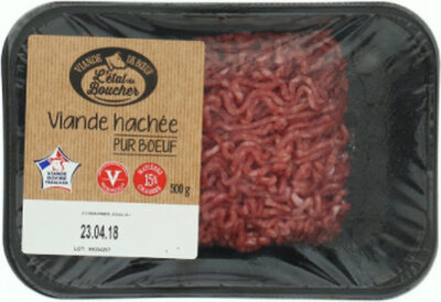 Viande boeuf hachée 15% MG vbf