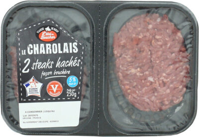 Steaks hachés charolais FB 5% MG x2