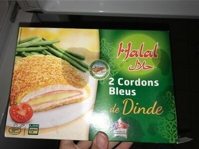 Cordons bleu de dindes halal