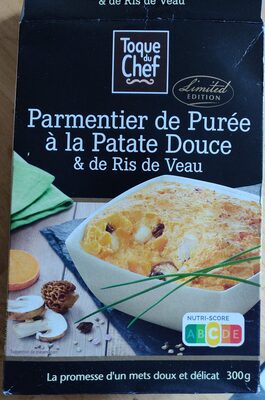 Parmentier de Purée à la Patate Douce & de Ris de Veau