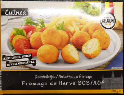 Noisettes au fromage de Herve AOP