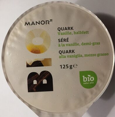 Séré à la vanille, demi-gras, bio