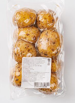 Картофель отварной в мундире с чесноком и розмарином