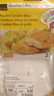 cordons-bleus de poulet
