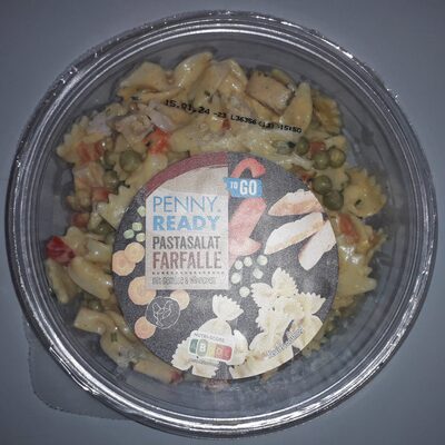 Pastasalat - Farfalle mit Gemüse & Hähnchen