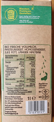 Frische Bio Weidemilch
