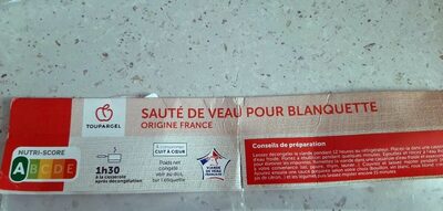 Sauté de veau pour blanquette