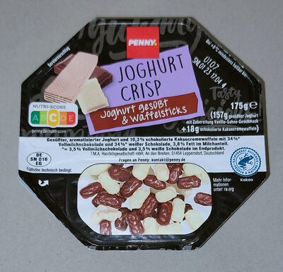 Joghurt-Crisp - Gesüßter Joghurt & Waffelsticks