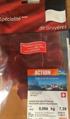 Viande sechée extra fin