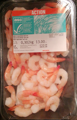 Crevettes tail-on