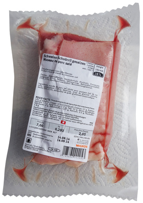 Museau de porc salé
