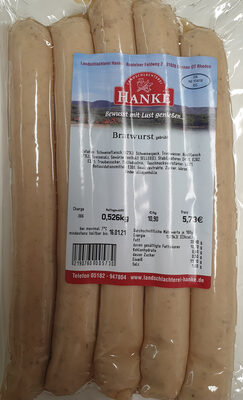 Bratwurst gebrüht Hanke