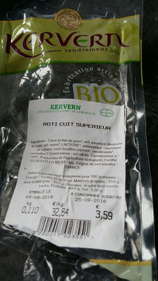 rôti cuit superieur