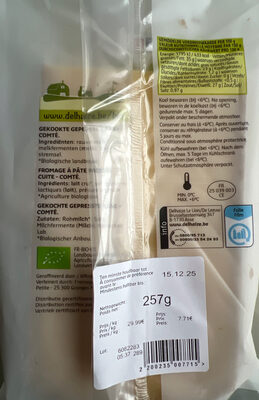 Comté Bio AOP Cheese
