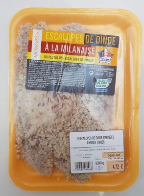 Escalopes de dinde à la Milanaise