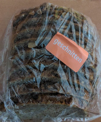 Kürbiskernbrot geschnitten