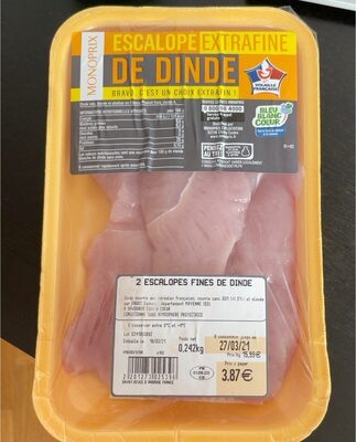 Escalope extrafine de dinde