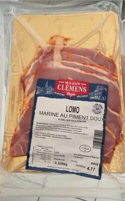 Lomo mariné au piment doux