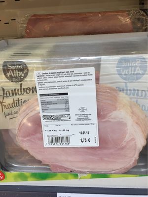 Jambon traditionnel fume au bois de hetrr