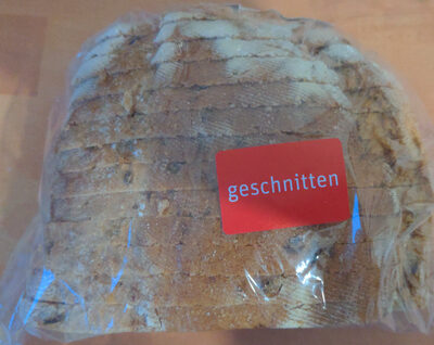 Zwiebelbrot geschnitten
