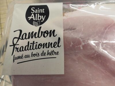 Jambon traditionnel fumé au bois de hêtre sint alby