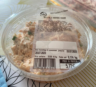 Rillettes 2 Saumons Maison