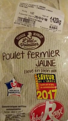 Poulet fermier jaune