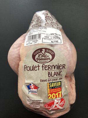 Poulet fermier blanc