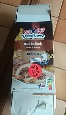 Rôti de dinde farce  à la forestière