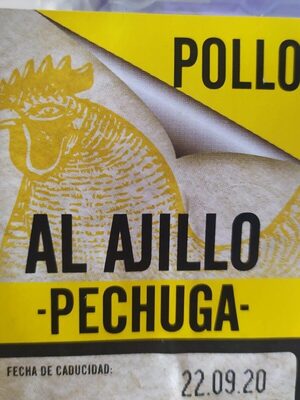 Pechuga de pollo al ajillo