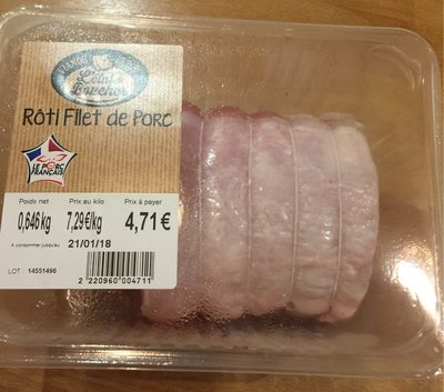 Roti filet de porc