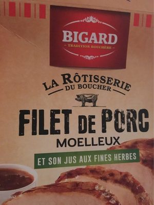 Filet de porc moelleux et son jus aux fines herbes