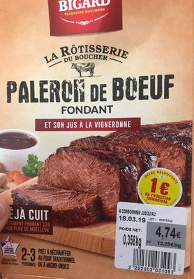Paleron de boeuf