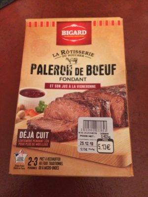 Paleron de bœuf