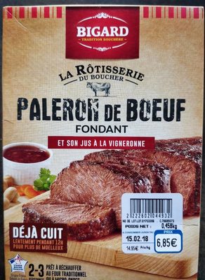 Paleron de bœuf fondant