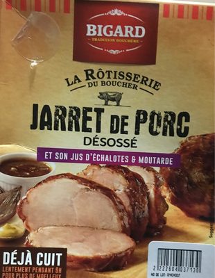 Jarret de porc désossé