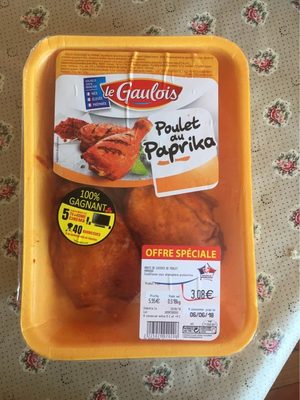 Haut de cuisse de poulet au paprika