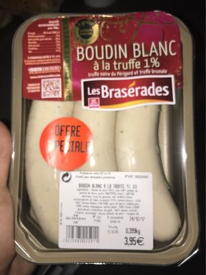 Boudin blanc a la truffe