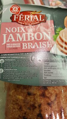 Noix jambon braisé