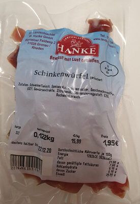 Schinkenwürfel geräuchert
