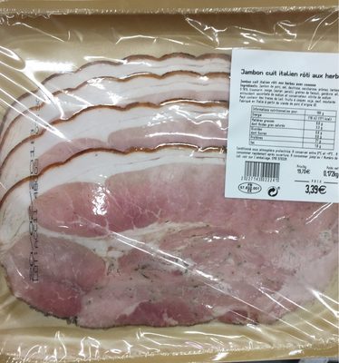 Jambon cuit italien rôti aux herbes