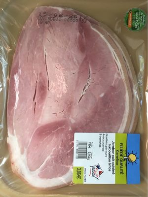 Jambon cuit cuisiné au bouillon à l'os