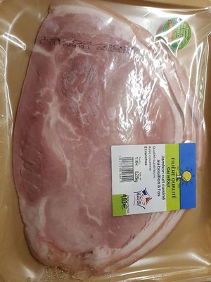 Jambon cuit cuisiné au bouillon à l'os