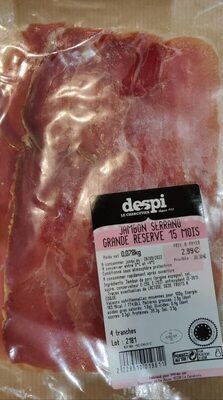 Jambon Serrano grande réserve 15 mois