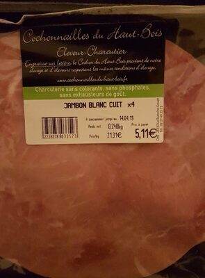 Jambon blanc cuit