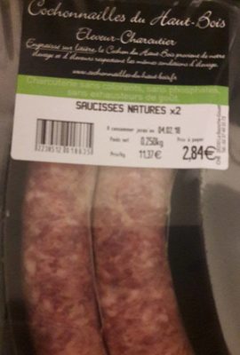 Saucisses Nature