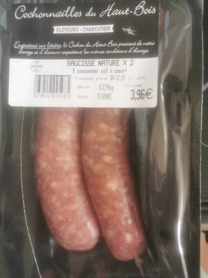 Saucisse nature