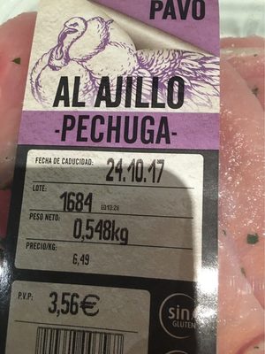 Al ajilli pavo