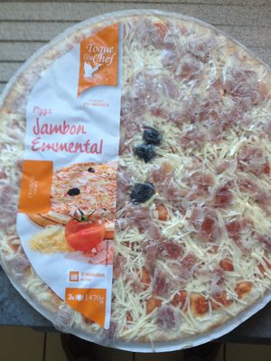 Pizza jambon emmental