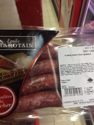 Saucisse aux herbes